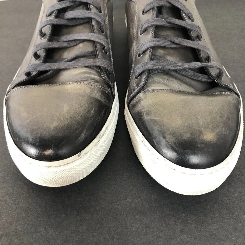 Scarpe Di Bianco Leather Sneakers Shoes